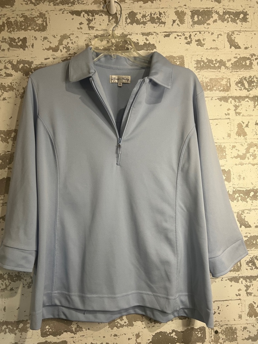 Sport Haley Sky Blue Quarter-Zip Pullover